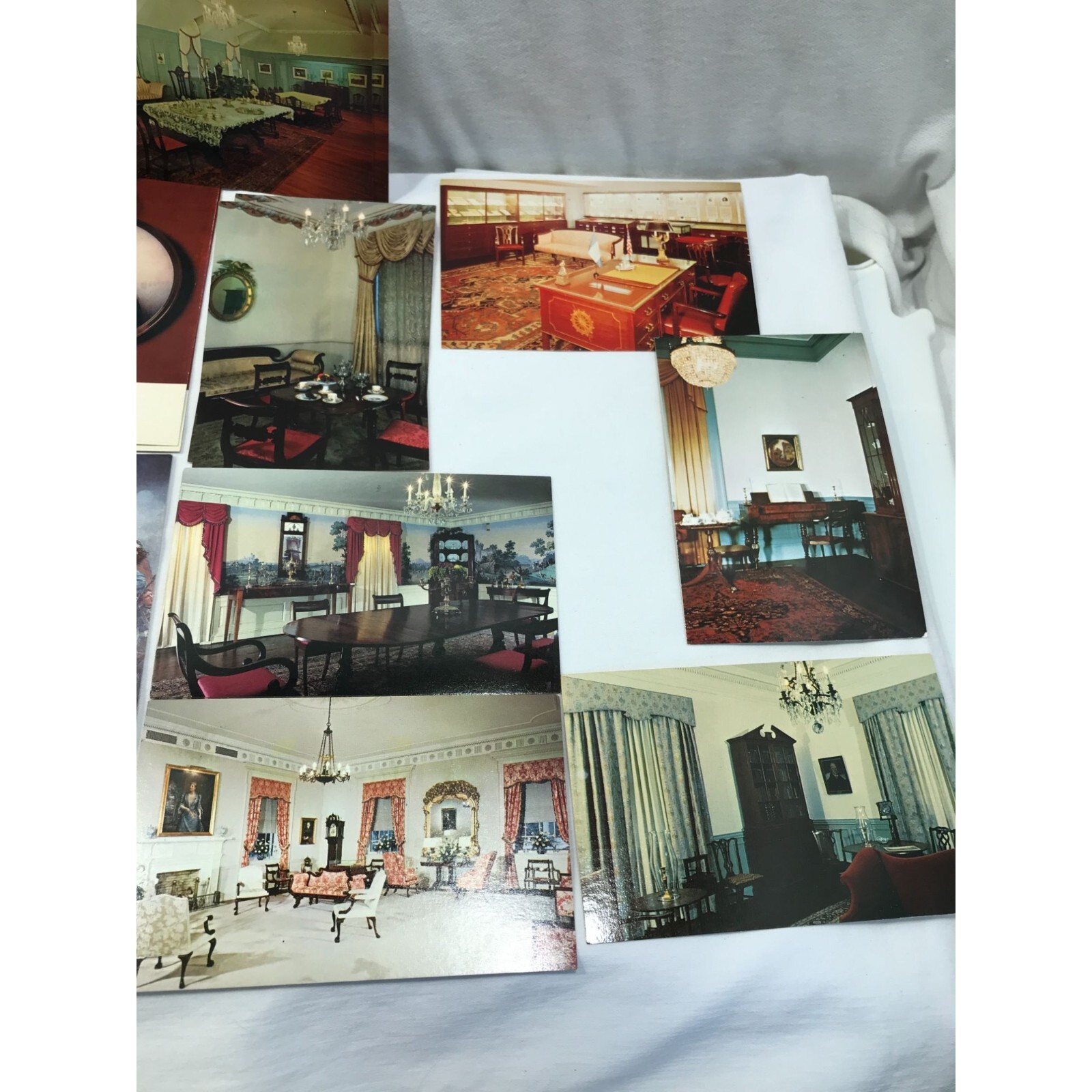 Vintage postcard lot, 37 photo post cards, historical photographs, 17 different