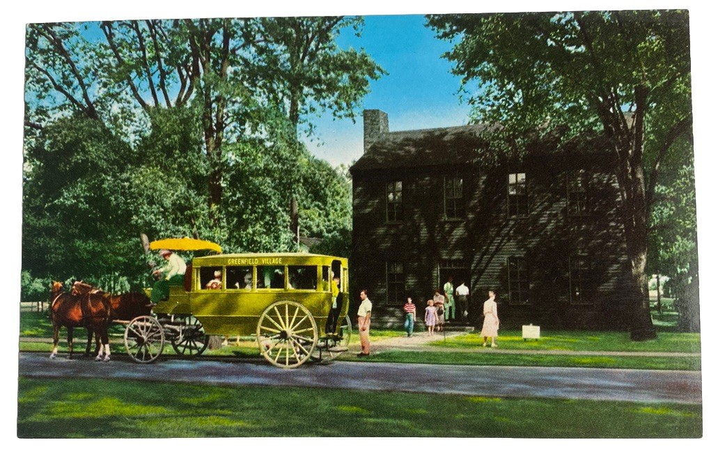 Greenfield Village Logan Co Courthouse ~ Dearborn Michigan MI ~ Vintage Postcard