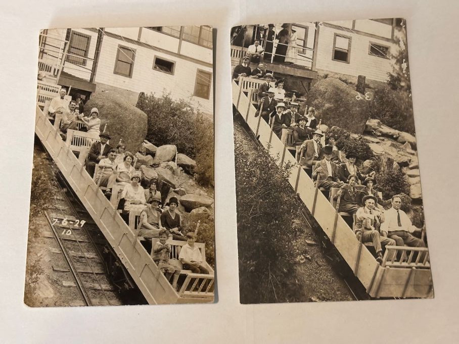 Manitou Scenic Incline Trip RPPC Souvenir Postcards (2)