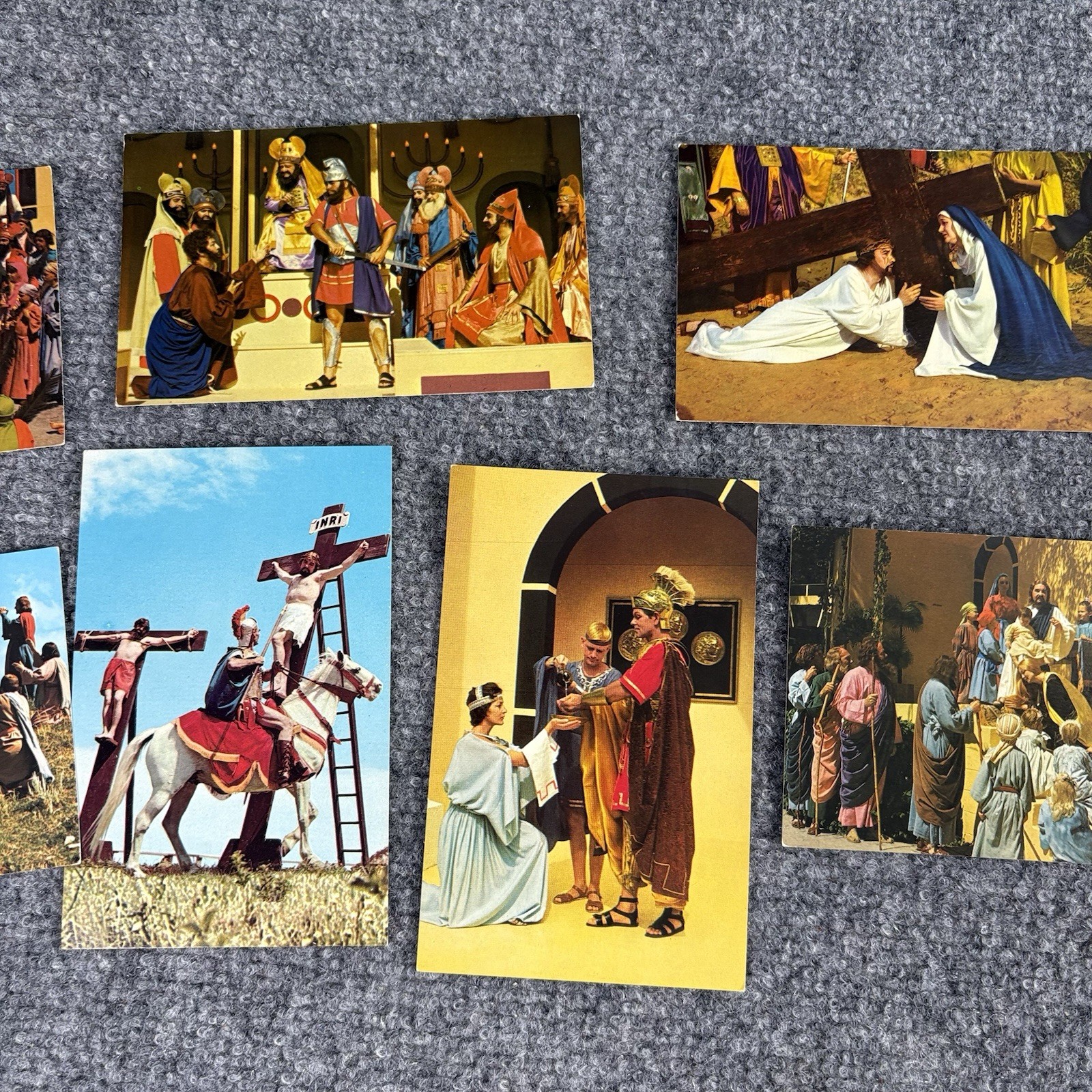 VTG 70s Black Hills Passion Play Postcards Lot Of 7 Spearfish SD Florida 60s
