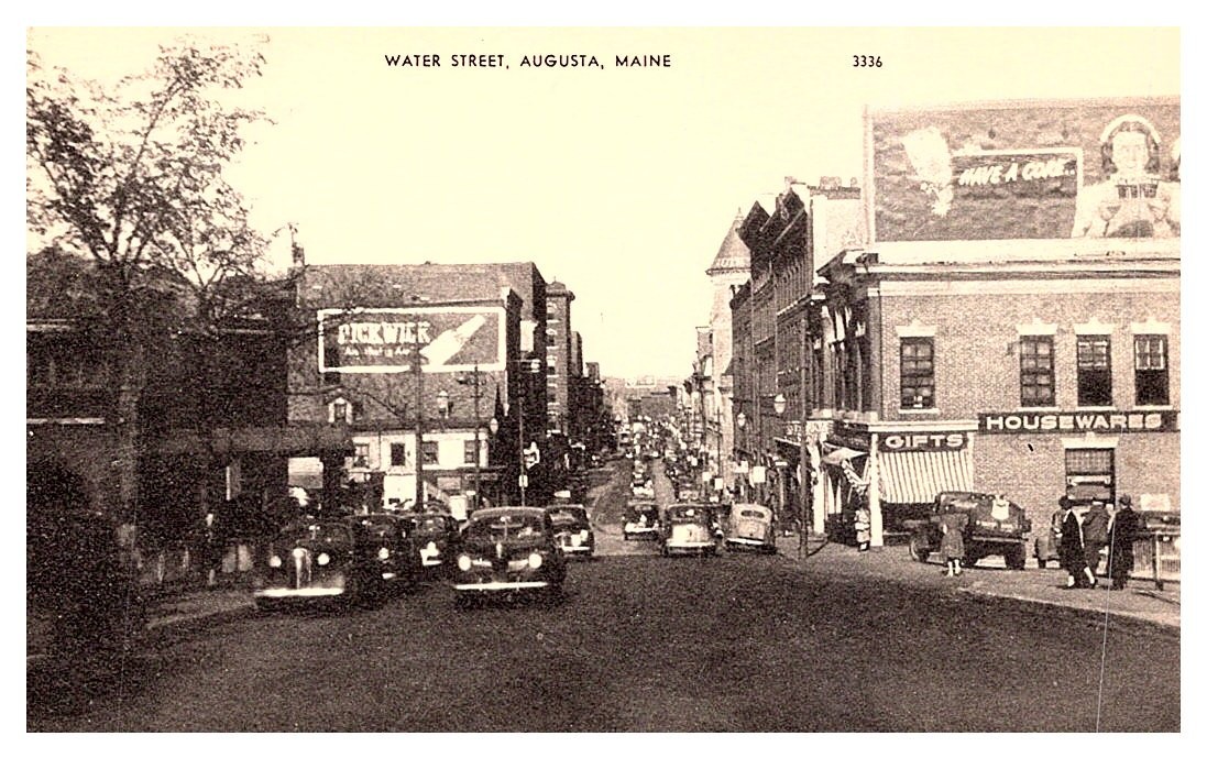 Maine Augusta , Water Street