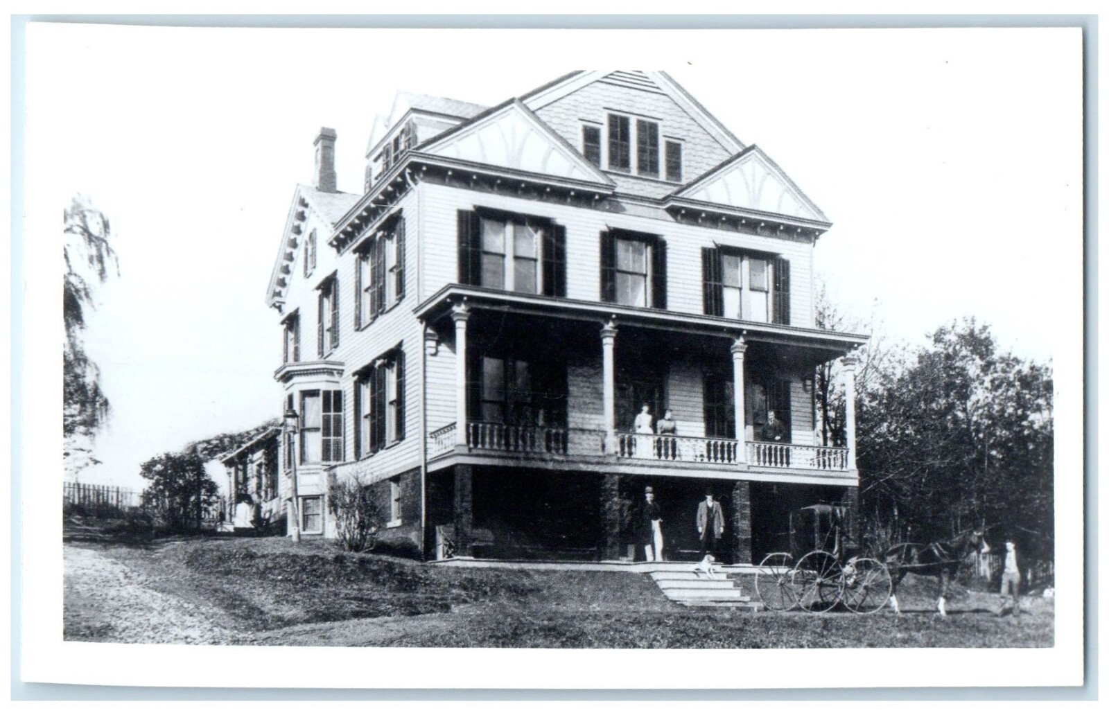c1960 Hackensack Hospital Exterior Building Hackensack New Jersey RPPC Postcard