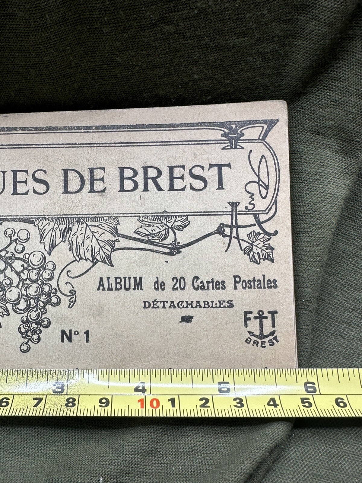 Antique Vues De Brest – Views of Coastal France 20 Cards Unposted/Early 1900s