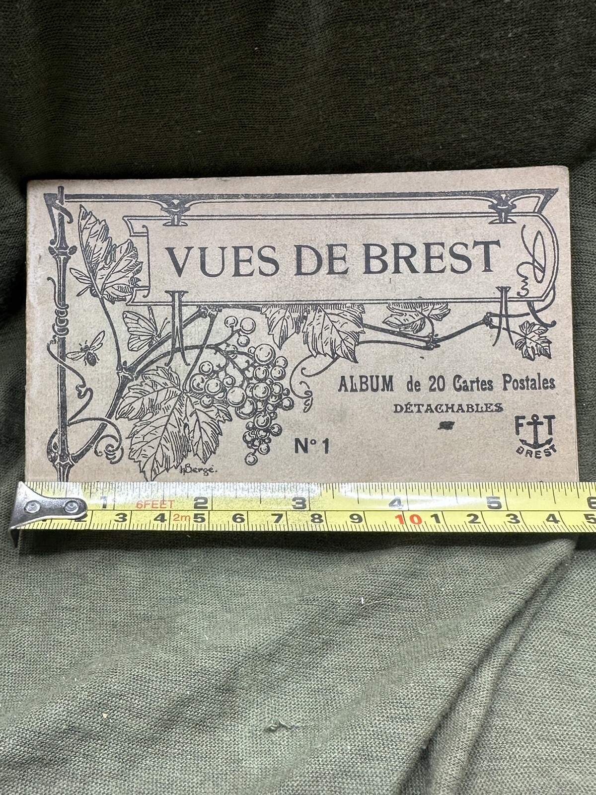 Antique Vues De Brest – Views of Coastal France 20 Cards Unposted/Early 1900s