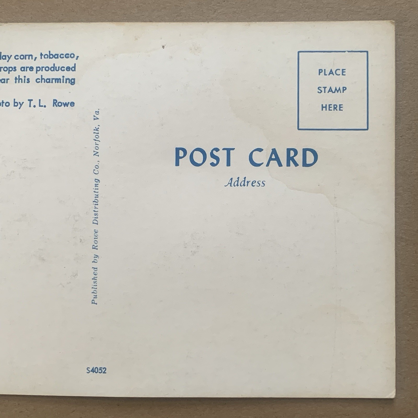 Suffolk Virginia VA Main Street Palace Russells Sealtest Cars Unposted Postcard