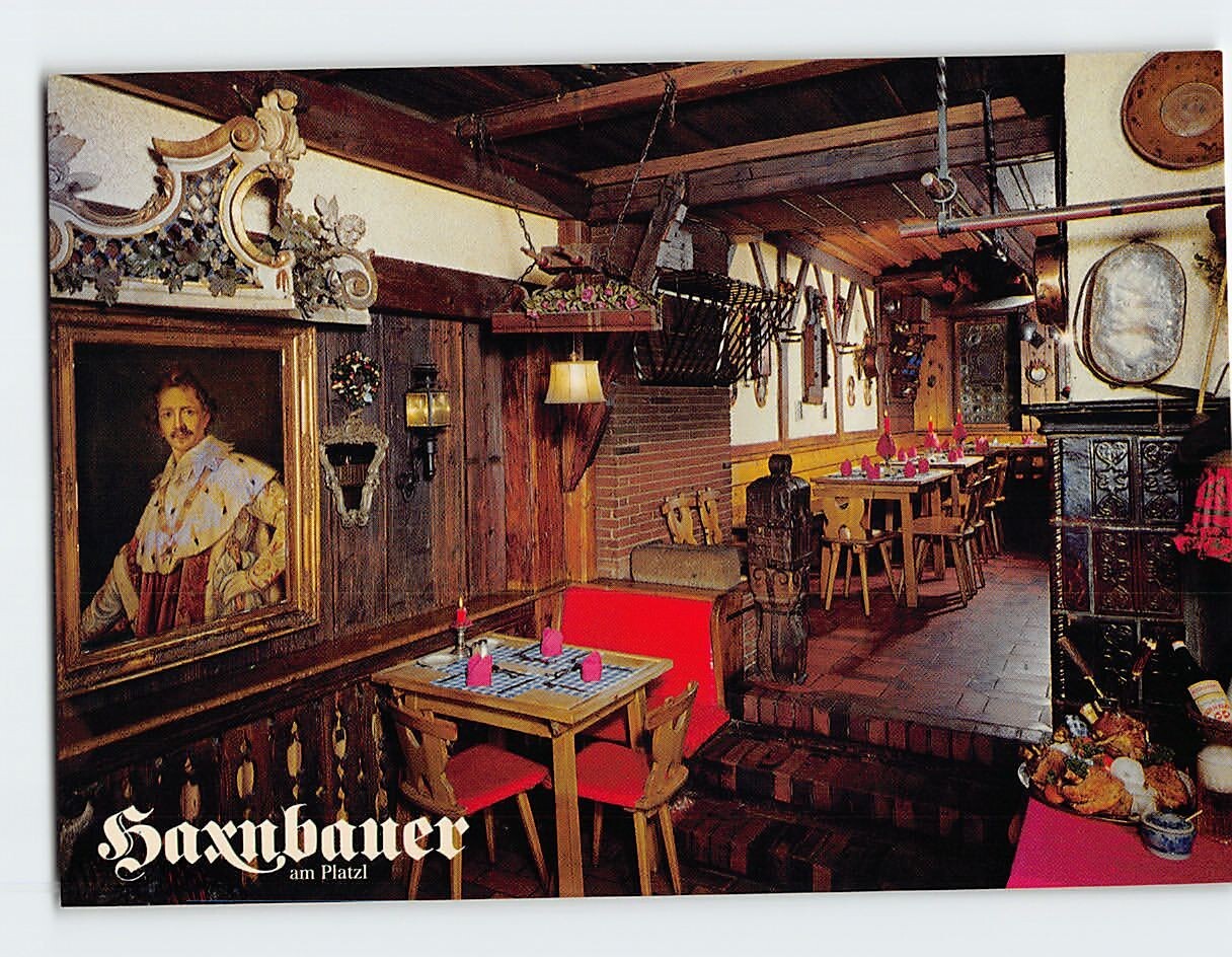 Postcard Haxnbauer Munich Germany