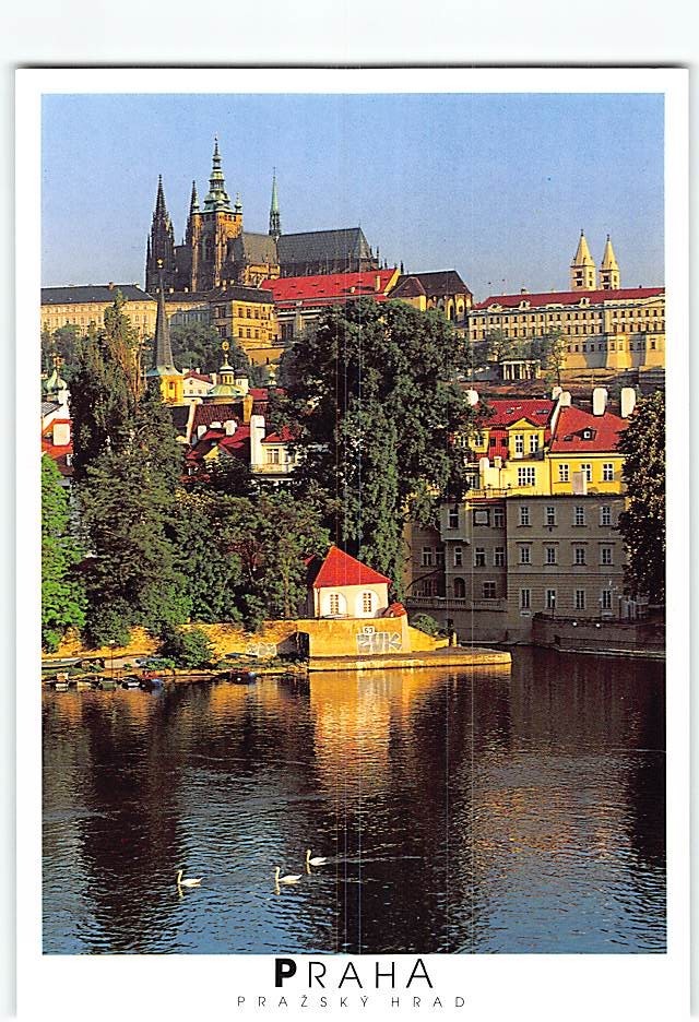 Postcard Scenic View in Prague Czech Republic