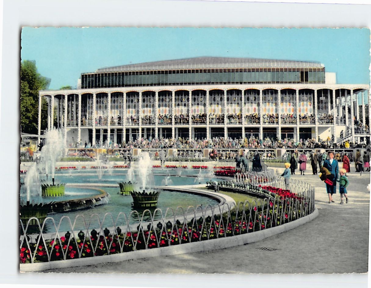 Postcard Concert Hall in Tivoli Copenhagen Denmark