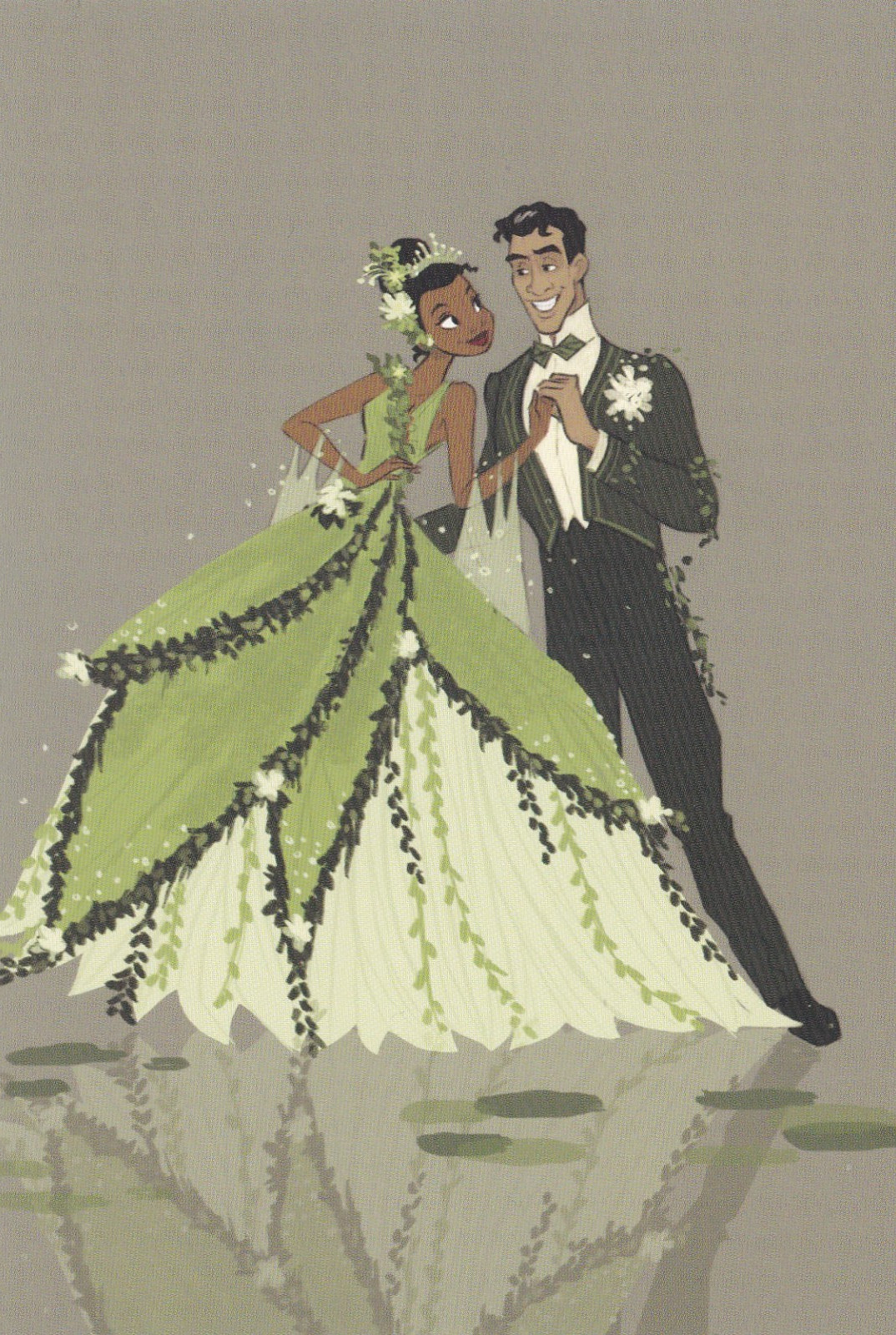 Tiana & James – The Princess and the Frog Disney Movie 2009 Postcard 2017