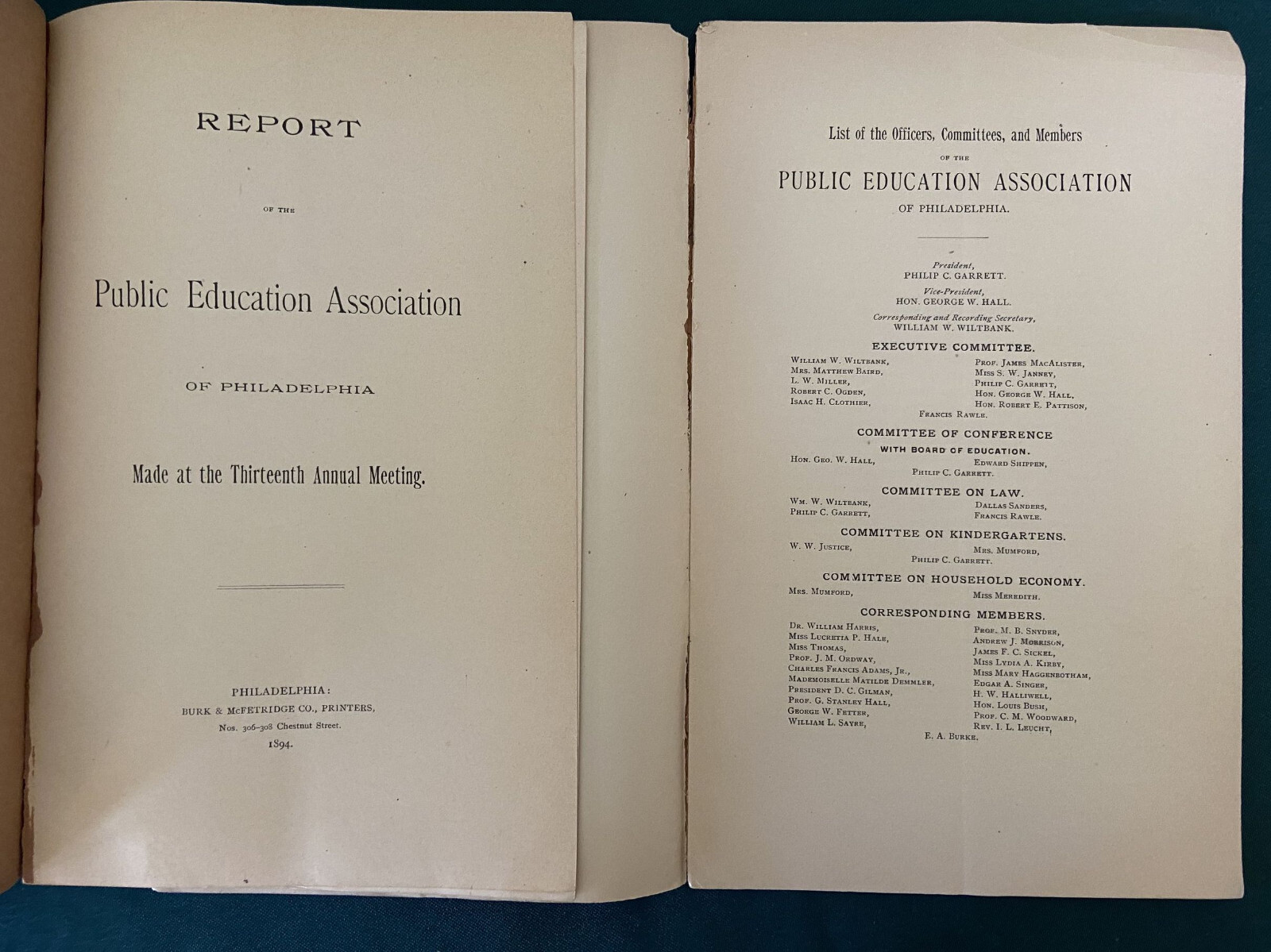 Antique Philadelphia Booklets Apprentices’ Library Reports Samuel Hazard 1800s