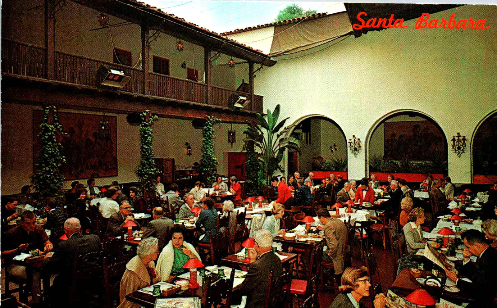 Santa Barbara, California – Dine at the Historic El Paseo Restaurant – 1950s