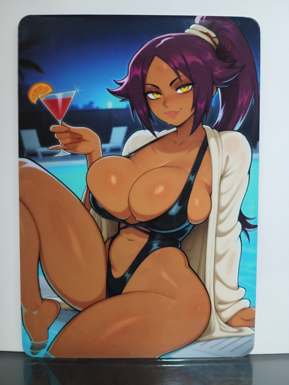 Yoruichi Shihouin Bleach Anime Waifu ACG Art Card