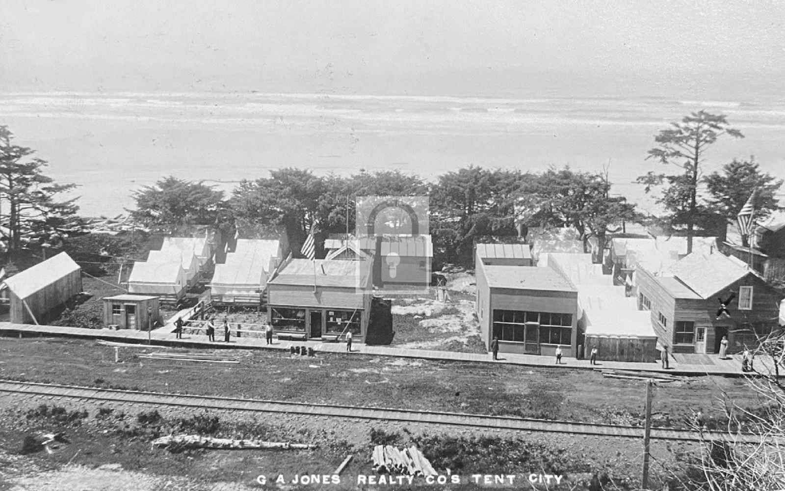 G A Jones Realty Co Tent City Rockaway Oregon OR – Reprint