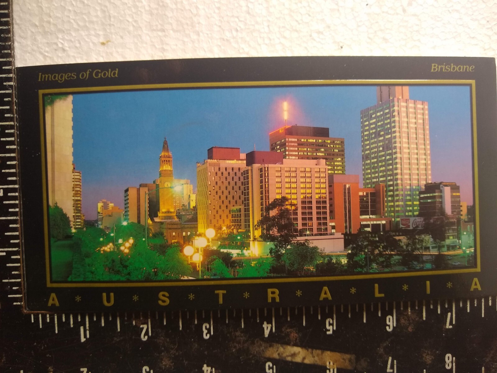 Postcard – Images of Gold – Brisbane, Australia