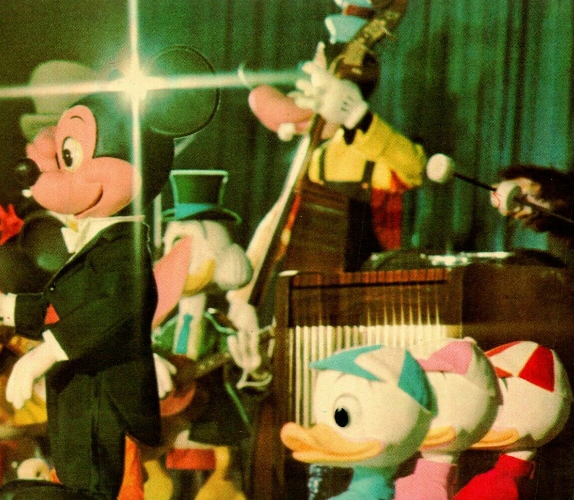 Vtg Chrome Postcard Walt Disney World 1970s Mickey Mouse Revue Unused UNP