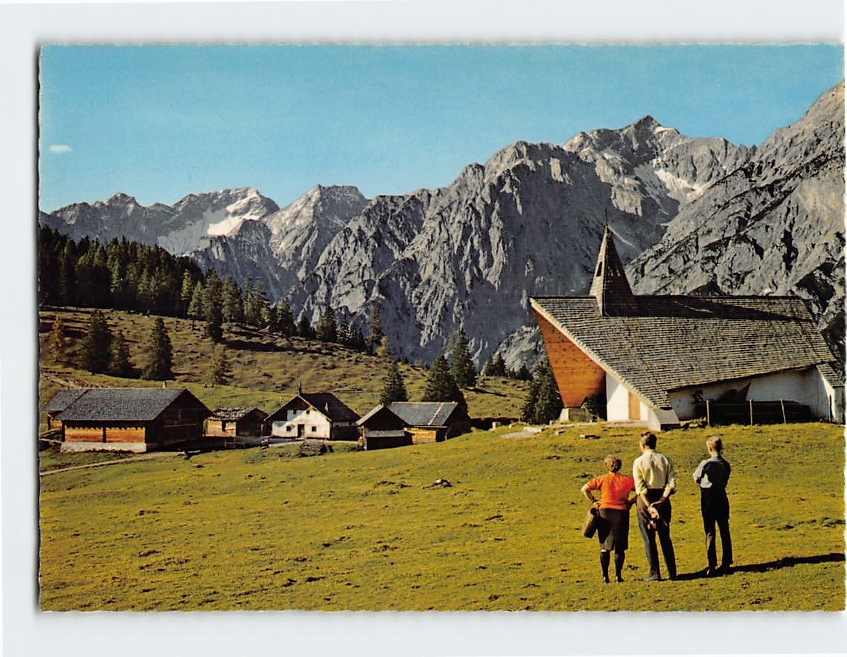 Postcard Gnadenwald-Walderalm Tyrol Austria