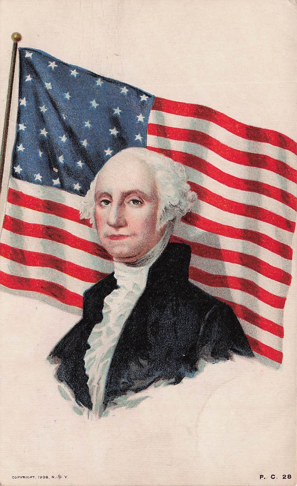 Independence Day 4th of July Patriotic US Flag Liberty Freedom Vtg Postcard I66