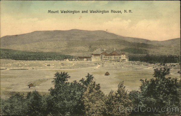 Mount Washington, New Hampshire NH Washington House Original Vintage Postcard