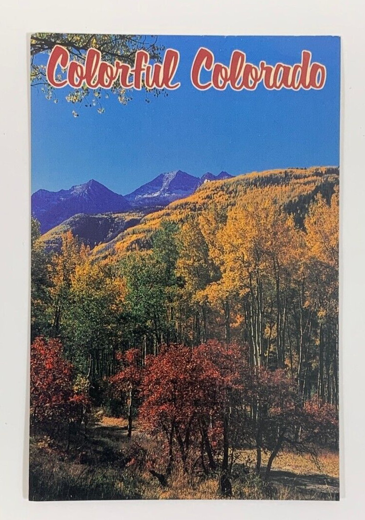 Chair Mountain from McClures Pass near Aspen Colorado Postcard Unposted