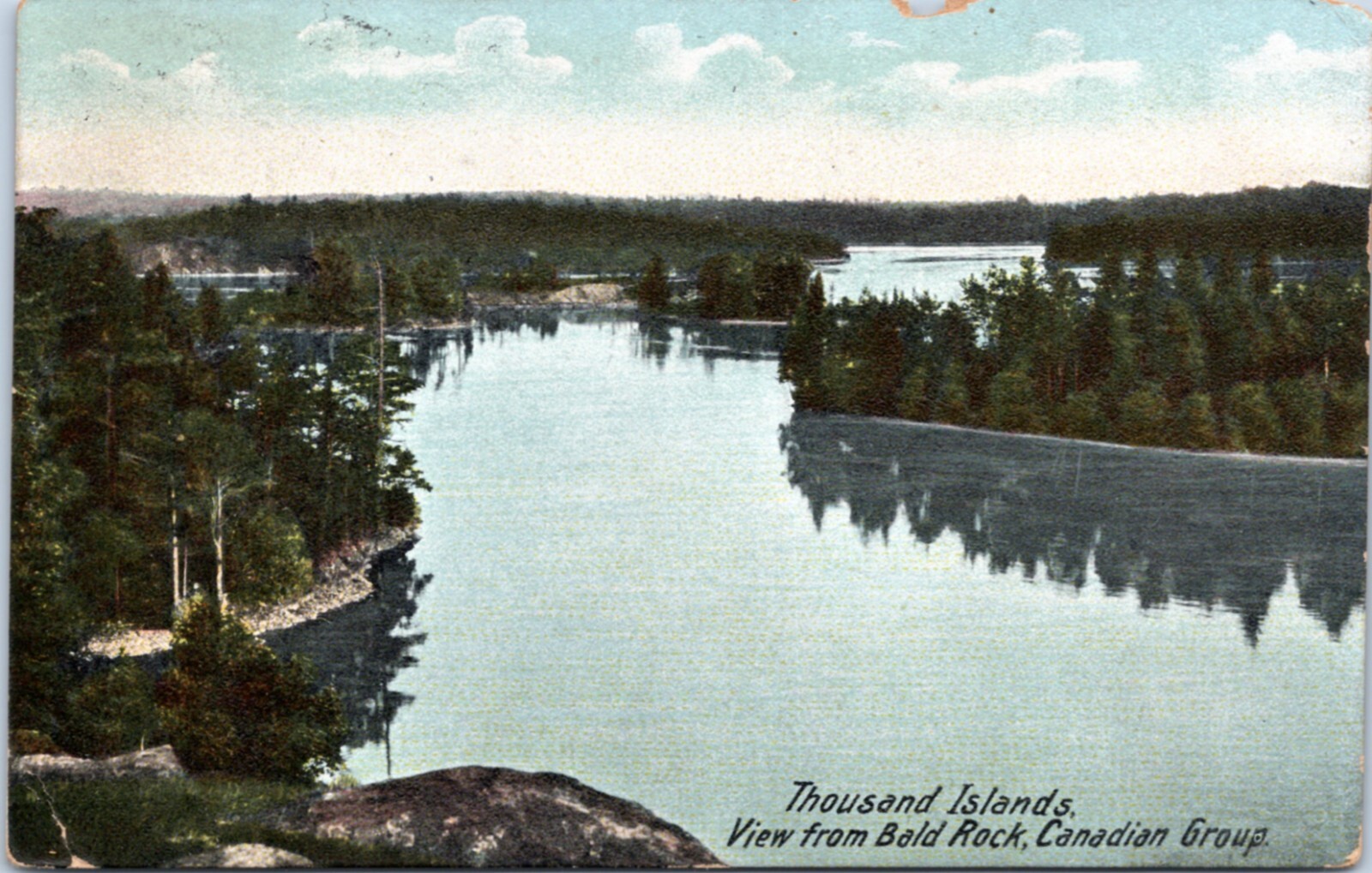 Postcard CAN Nova Scotia – Thousand Islands view from Bald Rock