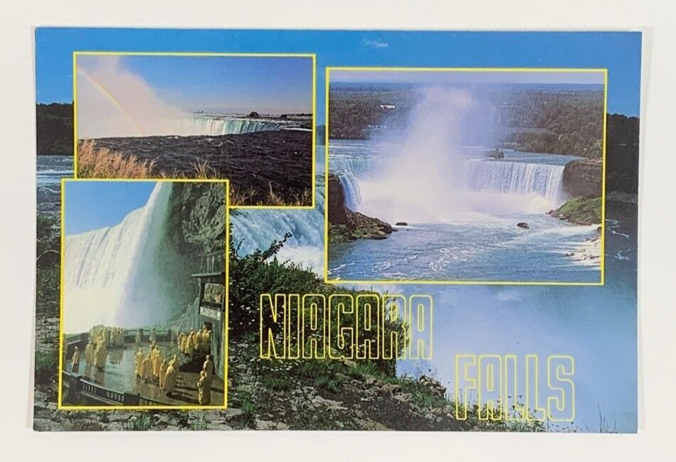 Niagara Falls The Honeymoon Capital of the World Multiview Postcard Unposted