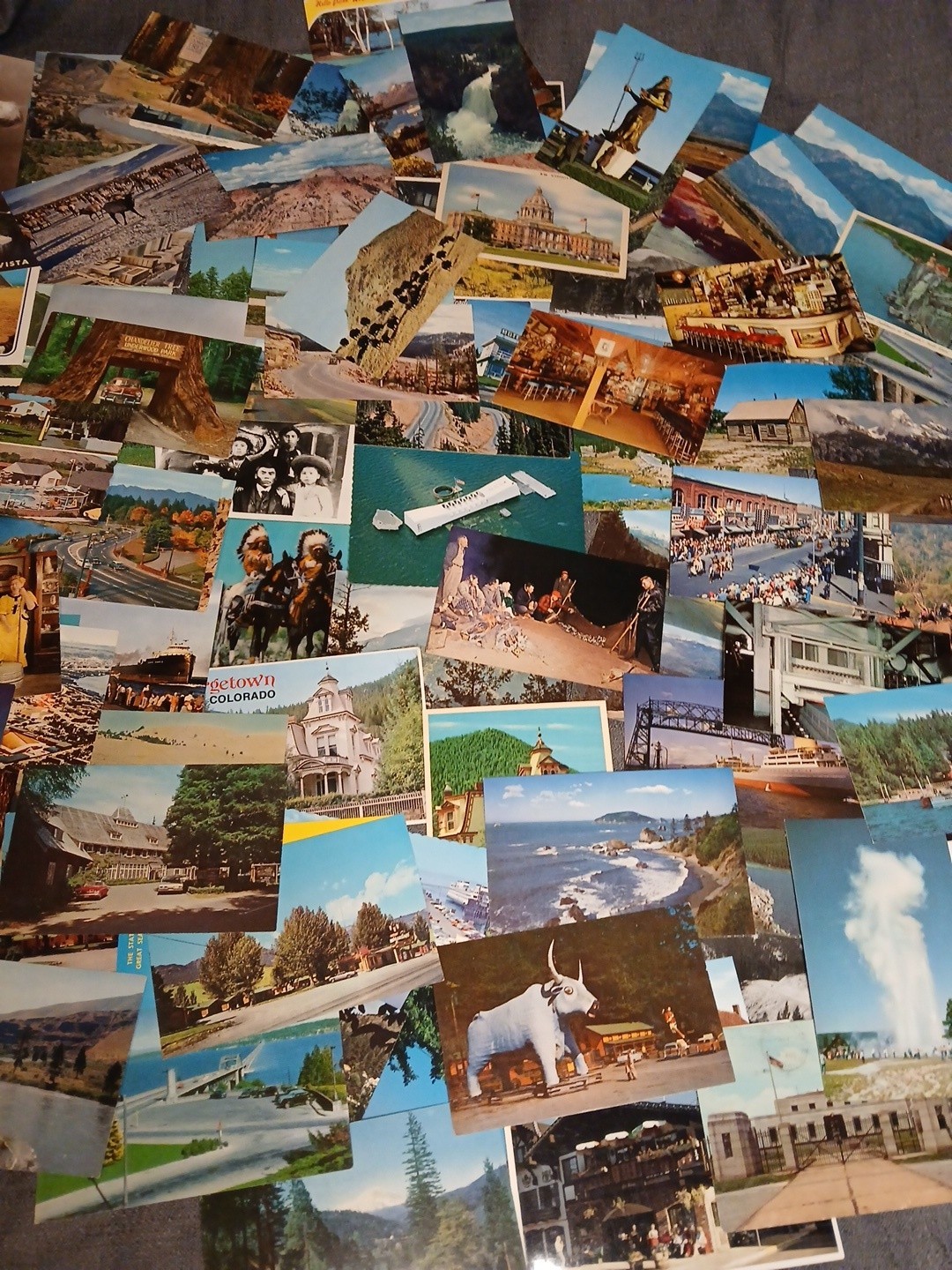 Lot of 100+ Vintage Postcards From Around The World 60s-00s Used & Unusued