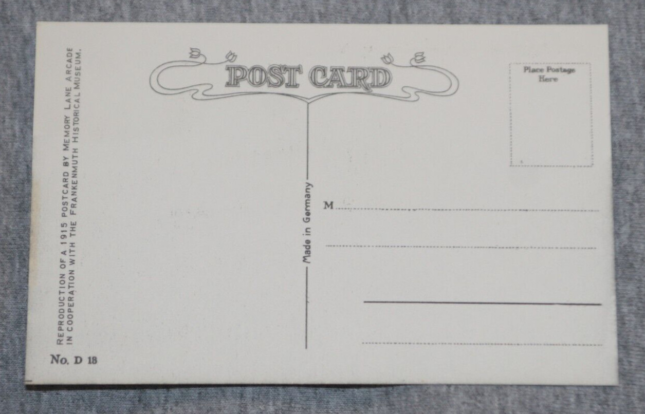 Vintage real Photo Postcard: FIrst Pioneer Residence, Fankenmuth, Michigan