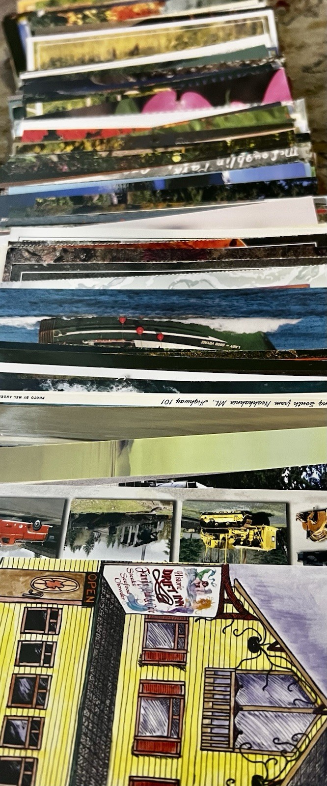 Lot 300+ Unused 4×6 Postcards PACIFIC NW OR/WA Travel Collection Tourist +Indy