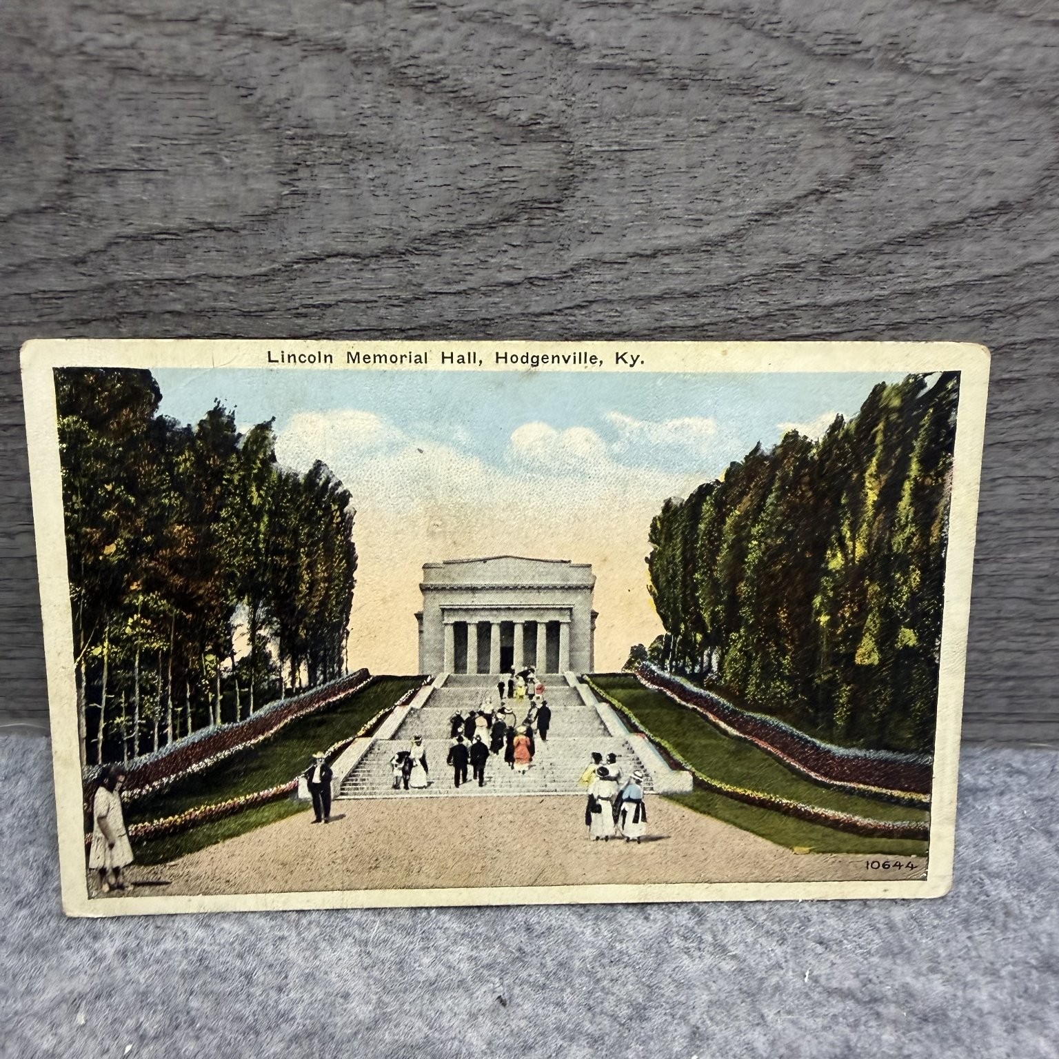 Lincoln Memorial Hall Hodgenville KY Postcard Kraemer Art Co. Early 1900s