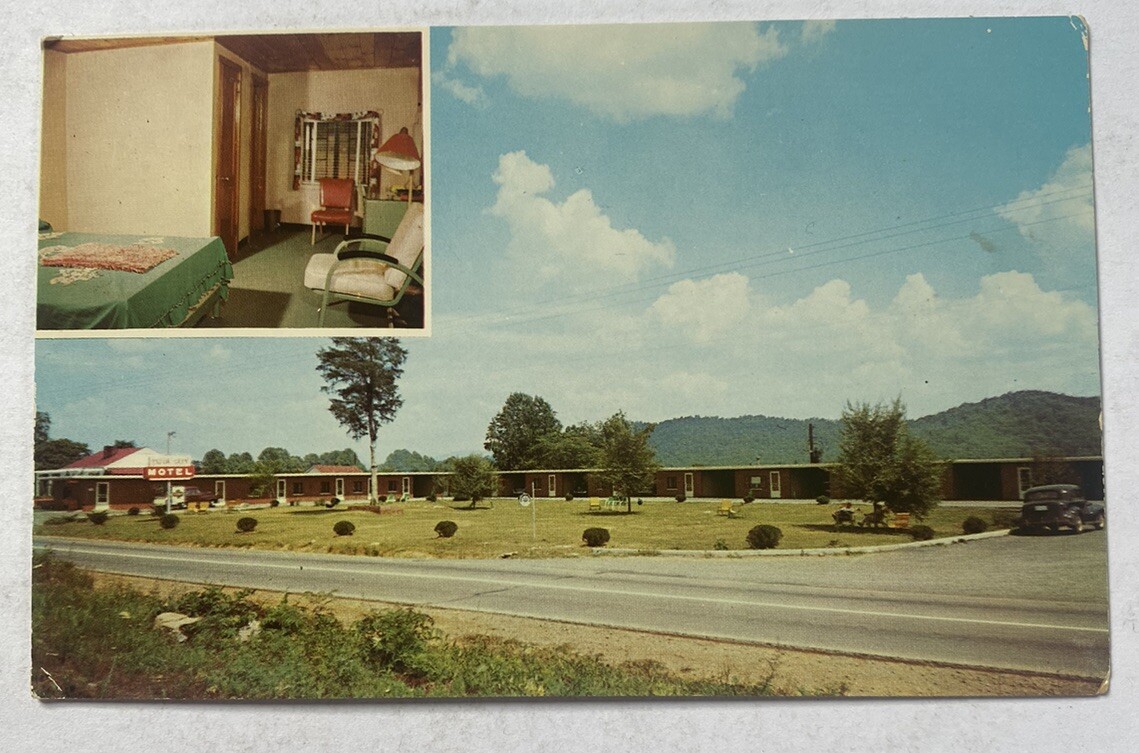 Vintage Postcard ~ Twin City Motel & Restaurant ~ Bristol Tennessee TN