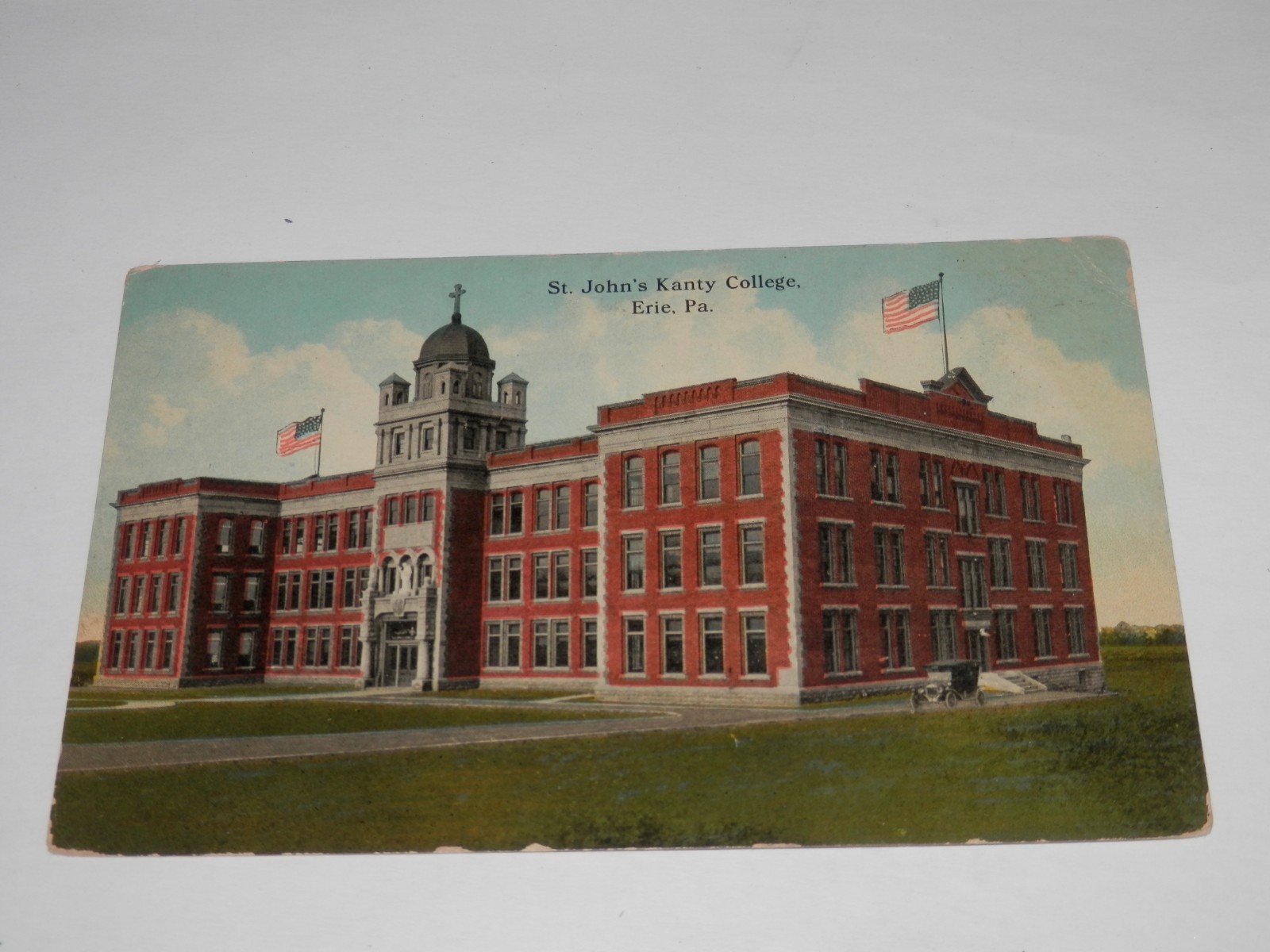 ERIE PA – 1907-1915 ERA POSTCARD – ST. JOHN’S KANTY COLLEGE