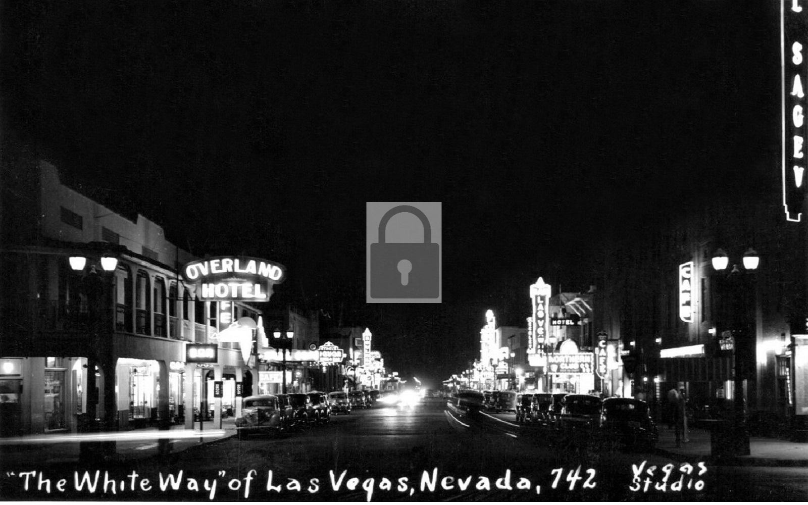 Street View Overland Hotel Las Vegas Nevada NV – Reprint