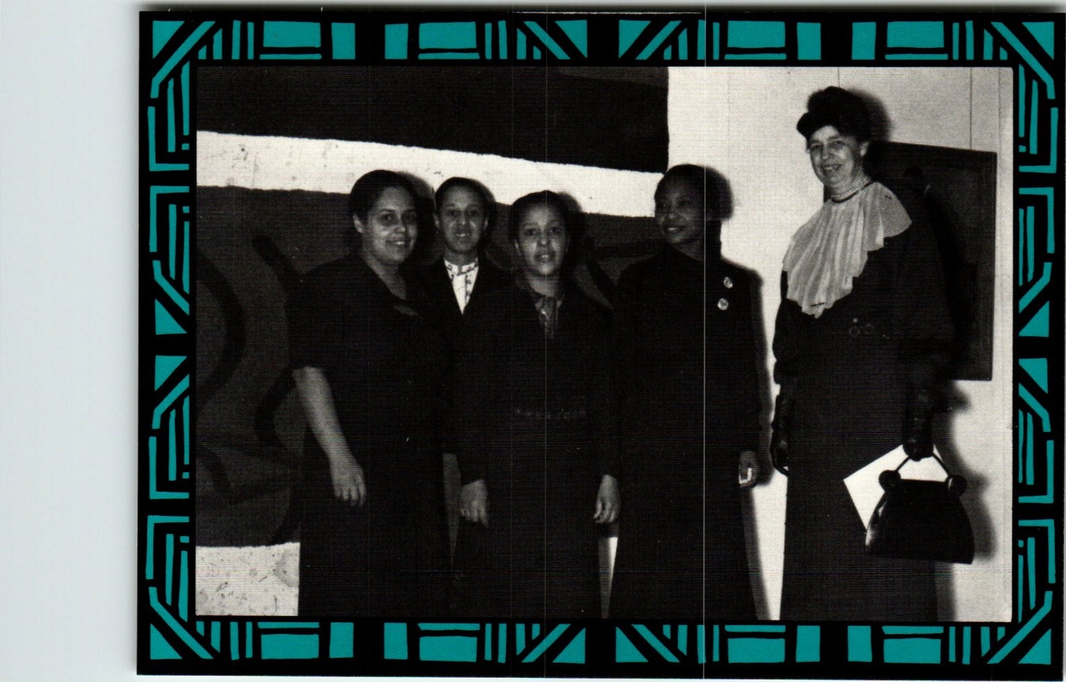 Harlem Community Art Center Teachers Historic Photo Postcard
