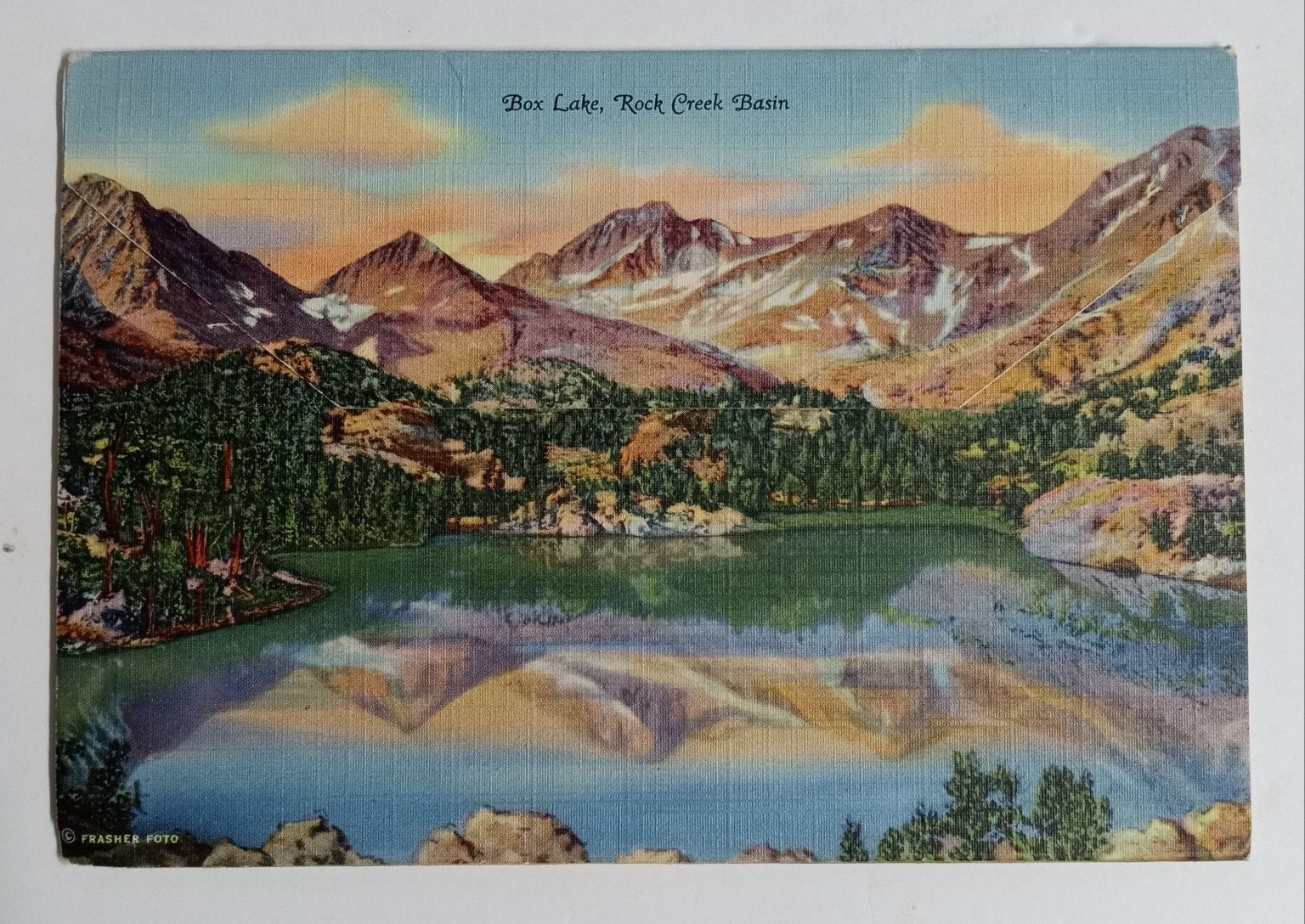 1939 Curt Teich Mojave Desert to High Sierra Frasher Photo Postcard Booklet