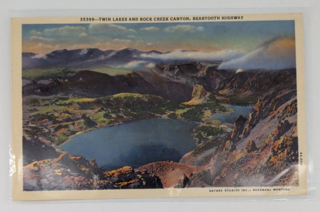 Post Card Lot Of 8 Montana Scenic Places Color Vintage