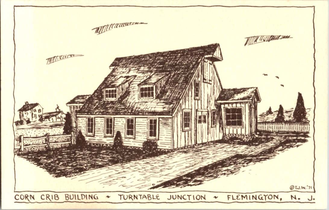 Flemington New Jersey NJ : BUILDING SCENE j/13 BC3728