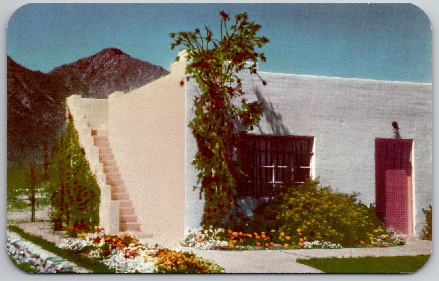 Casa Blanca Cottage Phoenix AZ Natural Color Card Bob Petley Postcard K143