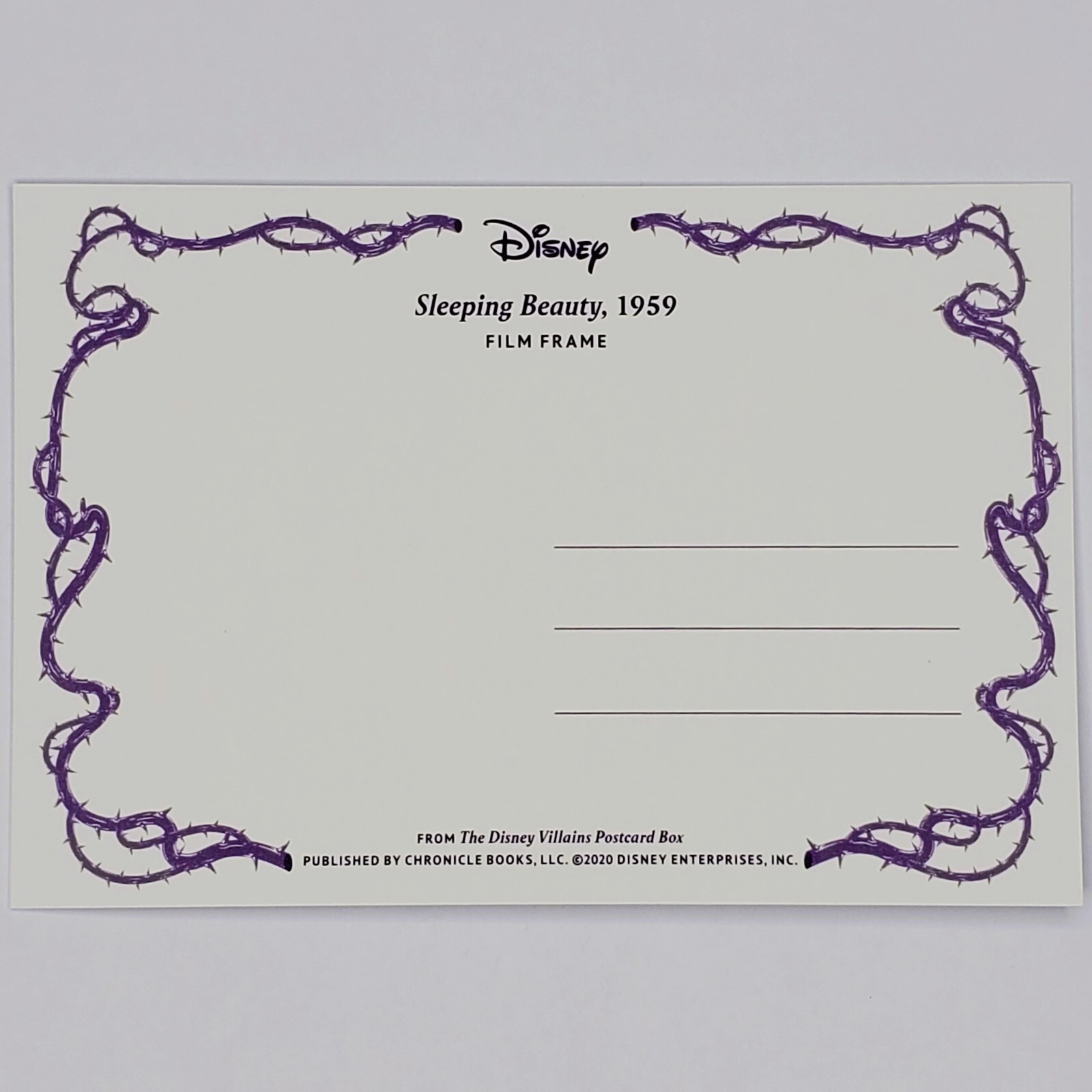 Maleficent Postcard Disney Villains Sleeping Beauty Dragon Film Frame