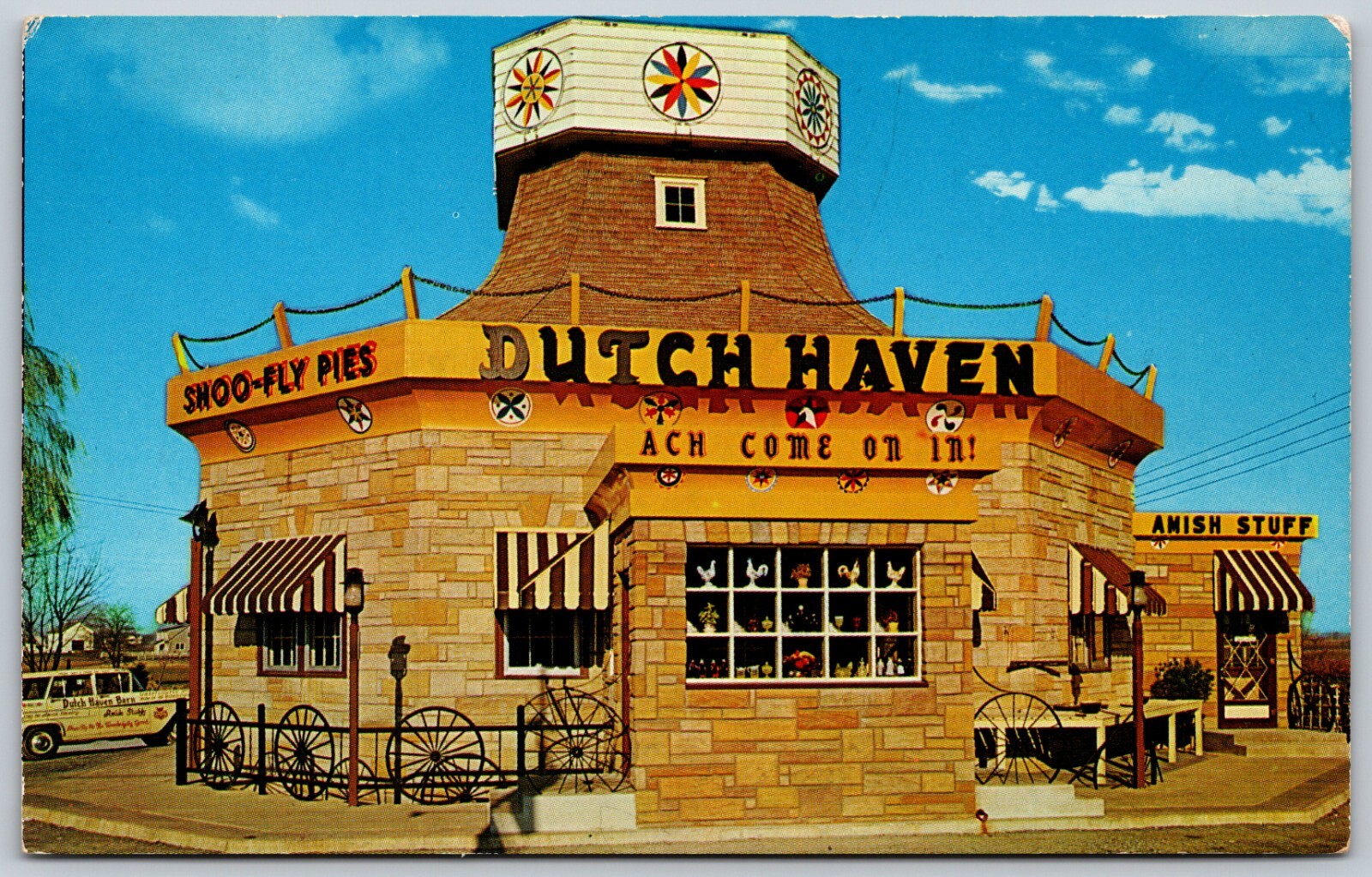 Dutch Haven Amish Stuff Inc Pennsylvania VINTAGE Postcard 2700