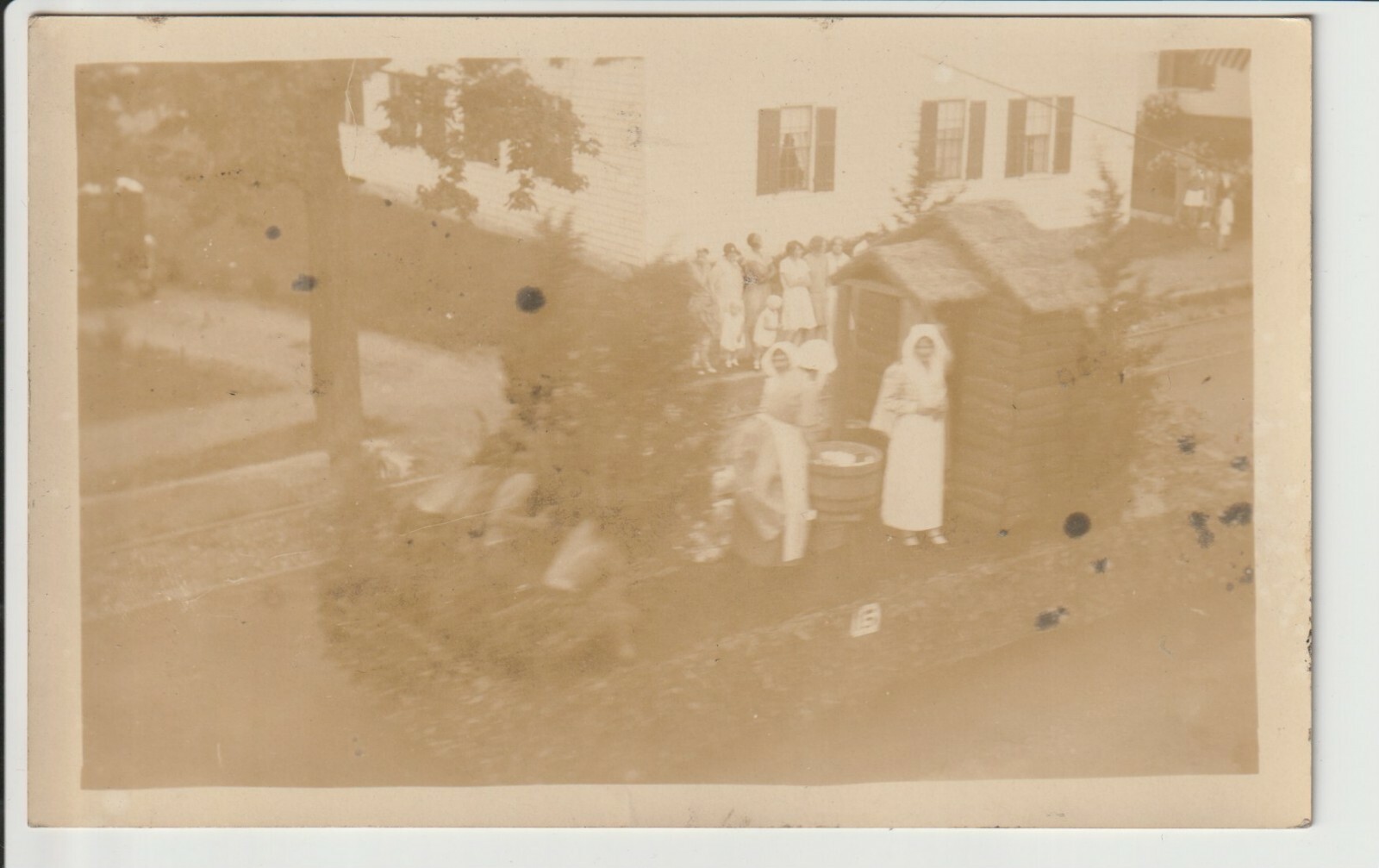 RPPC Newburyport Massachusetts 1931 Real Photo Card Parade Float 15 MA UN-POSTED