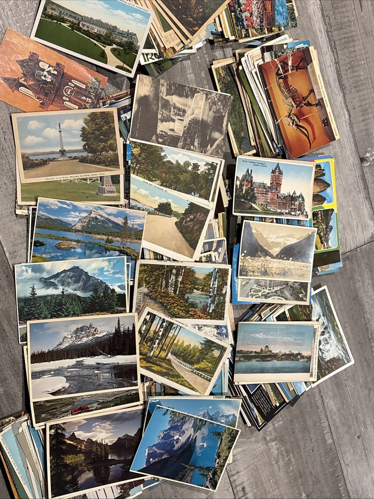 Approx 600+ US Foreign Rare Vintage Postcards Large BULK Lot Stamp Unused/Used