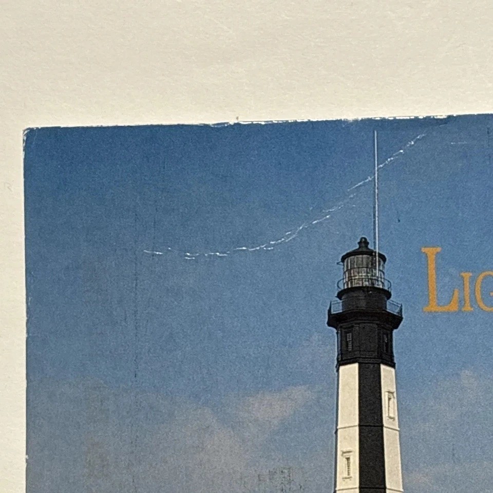 Cape Henry Lighthouse Entrance to Chesapeake Bay Virginia Postcard Posted 2000