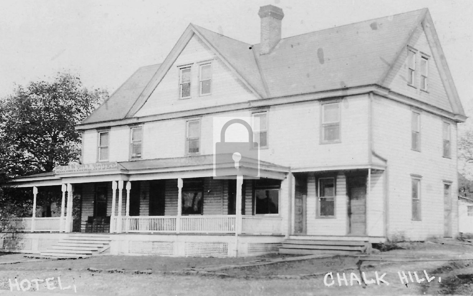 1912 Hotel Chalk Hill Pennsylvania PA – Reprint