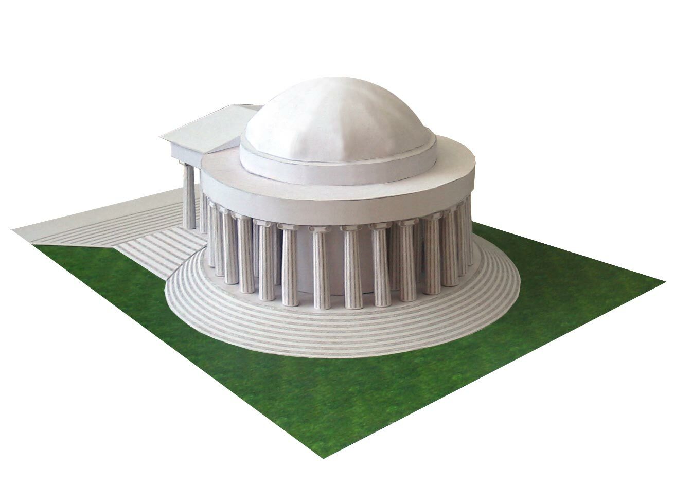 Jefferson Memorial – Washington – Professional – Paper Model Project Kit
