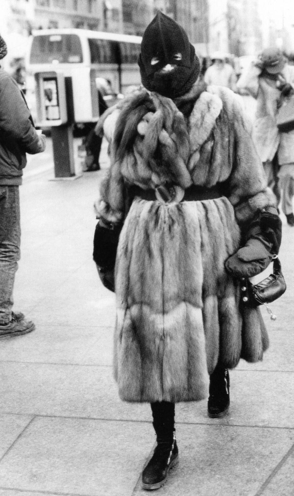 Braving the Elements, New York City –POSTCARD