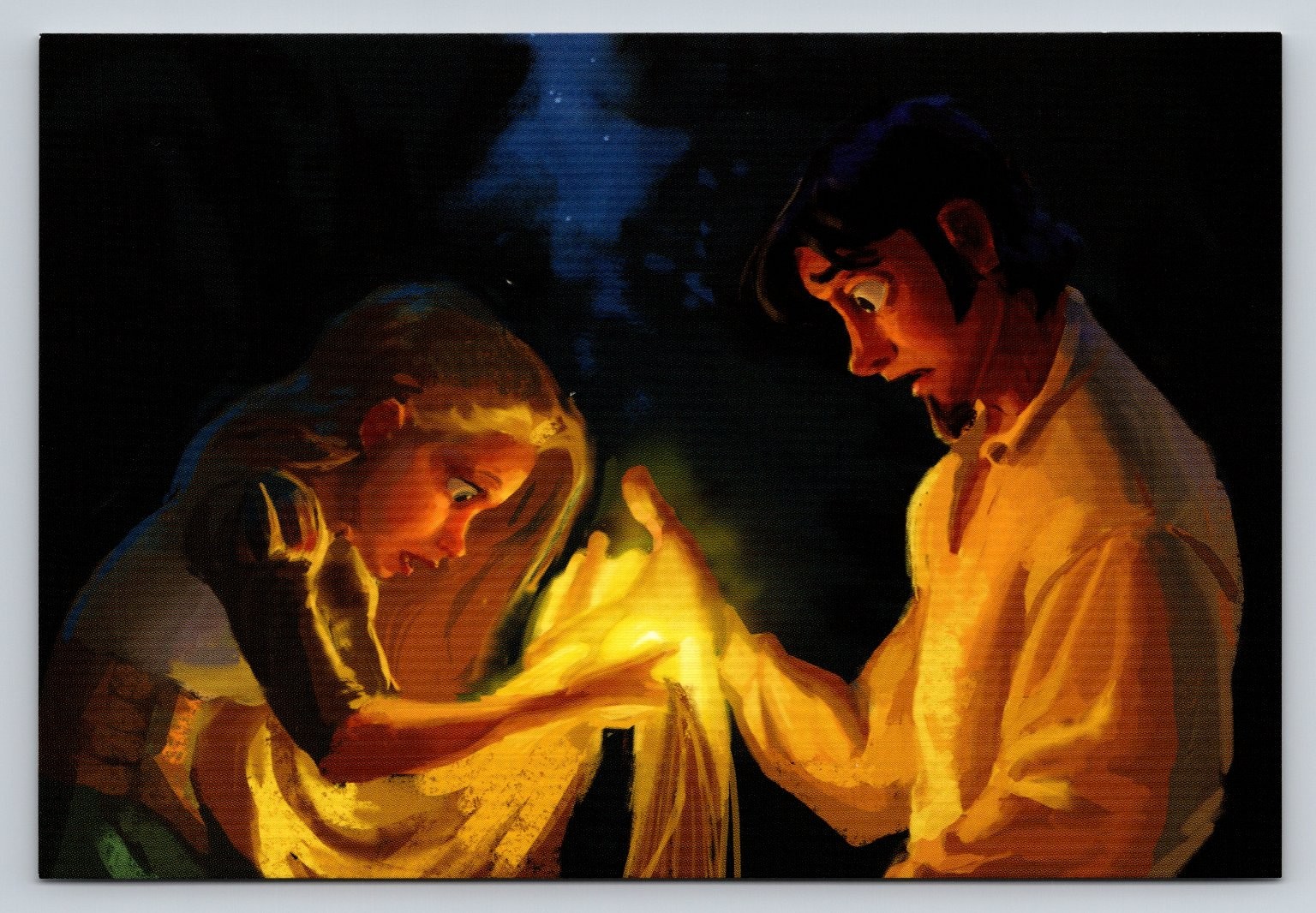 Disney Tangled 2010 Concept Art Postcard by Dan Cooper Chrome