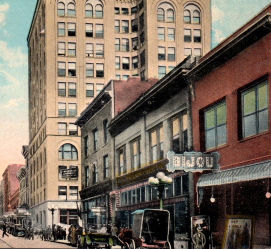 Tacoma WA Bijou Theater C Street Postcard