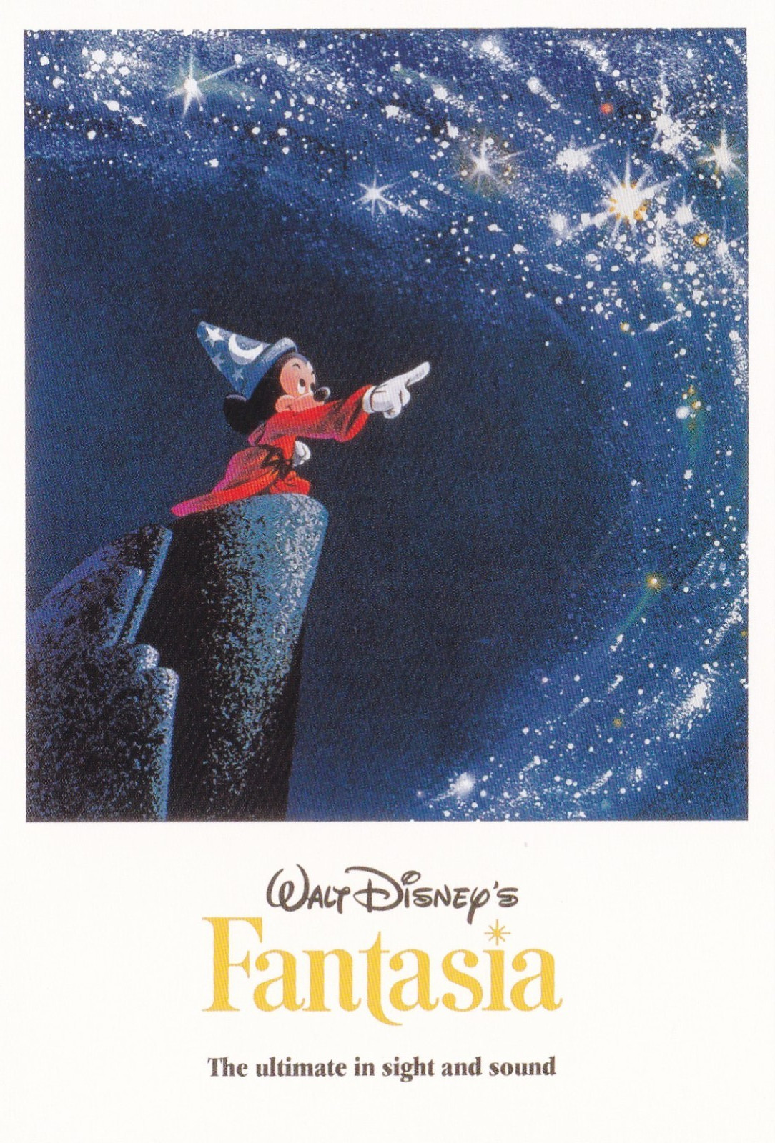 Fantasia Disney Classic Movie Poster 1982 Postcard 2021