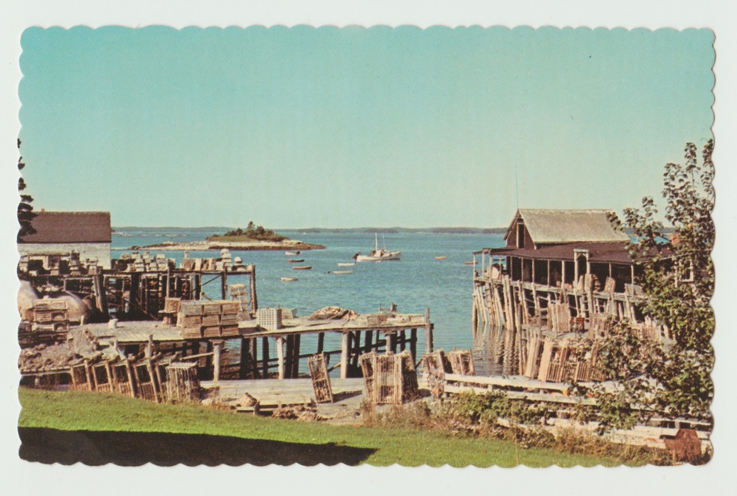 Maine, Beals Island, Harbor and Wharfs