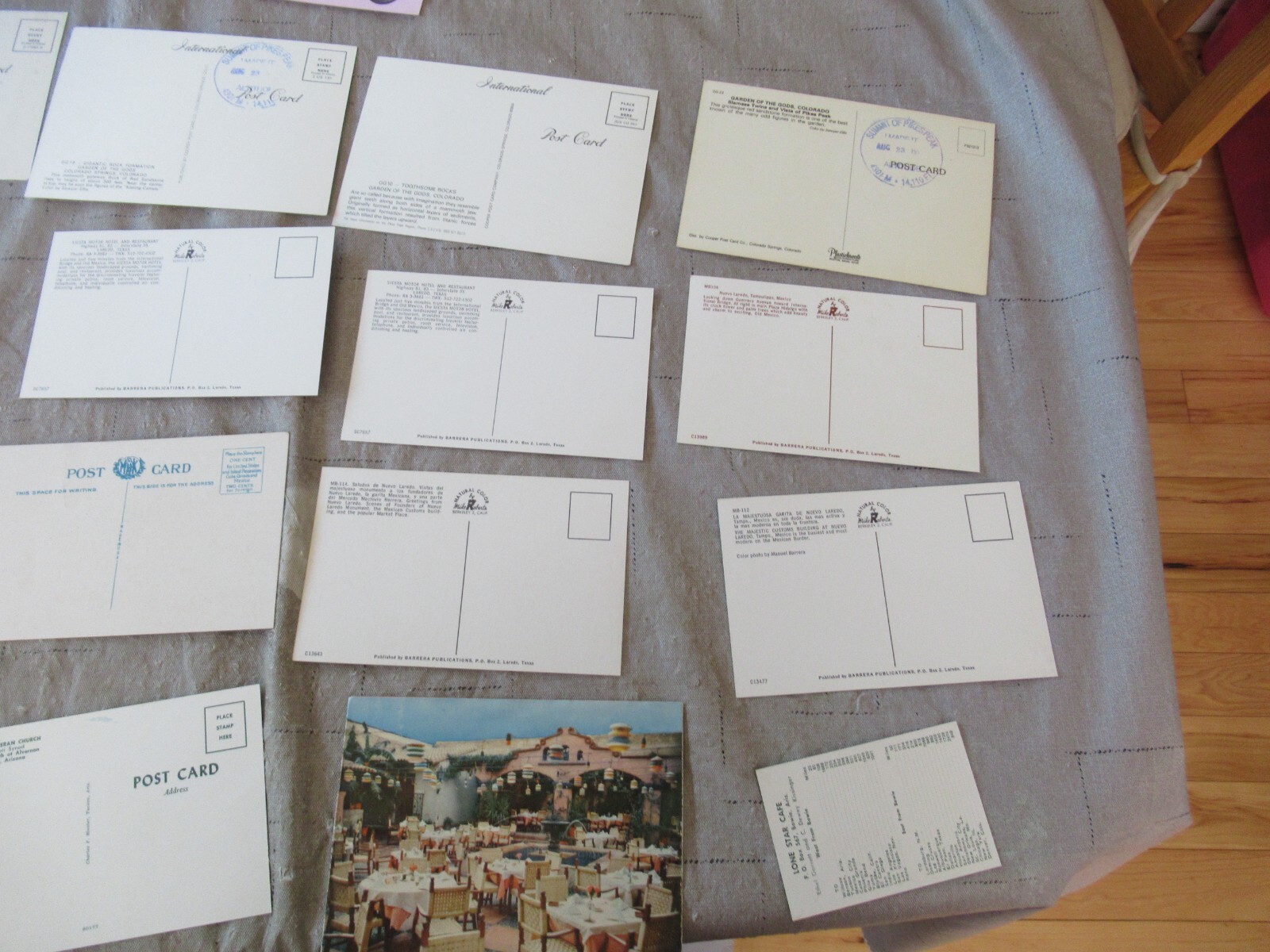 Vintage Post Card Lot. Mostly Colorado and Mexico, look at photos. Postcards